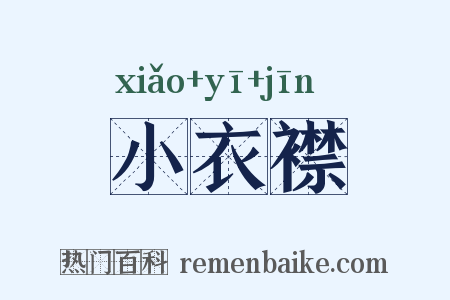 小衣襟是什么意思的图片